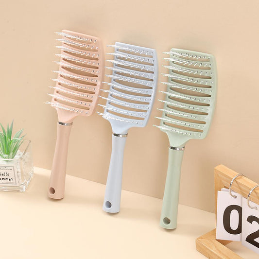 【Comb】Loxology | Curved Vented Hair Brushes , Anti Frizz Hair Detangling Brush