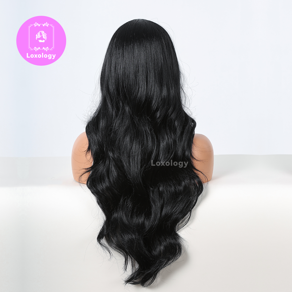 【Briar】Loxology | 8 inch Long Black Wavy Wigs