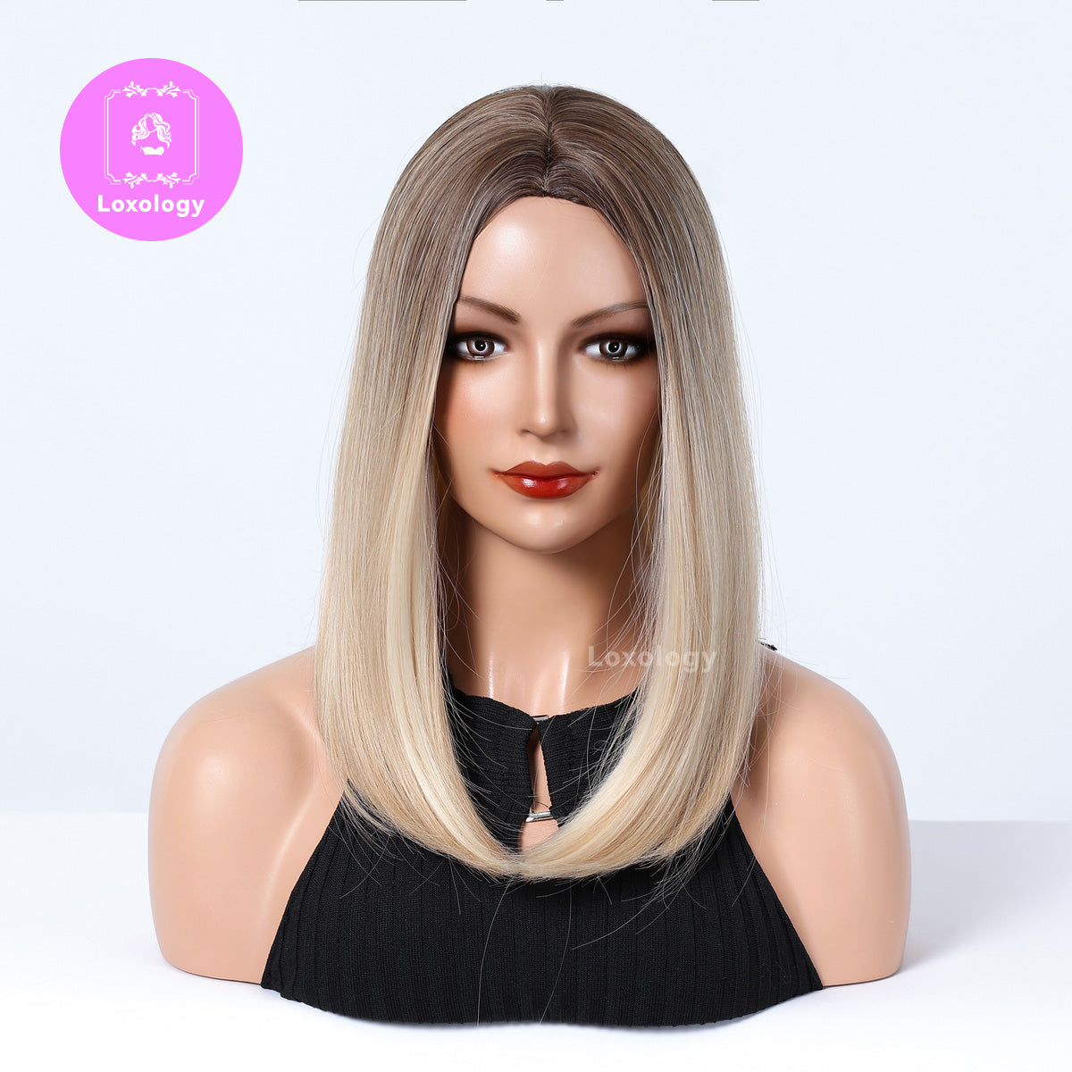 【Brooke】Loxology | 18inches mixed brown wave and long hair for women wig