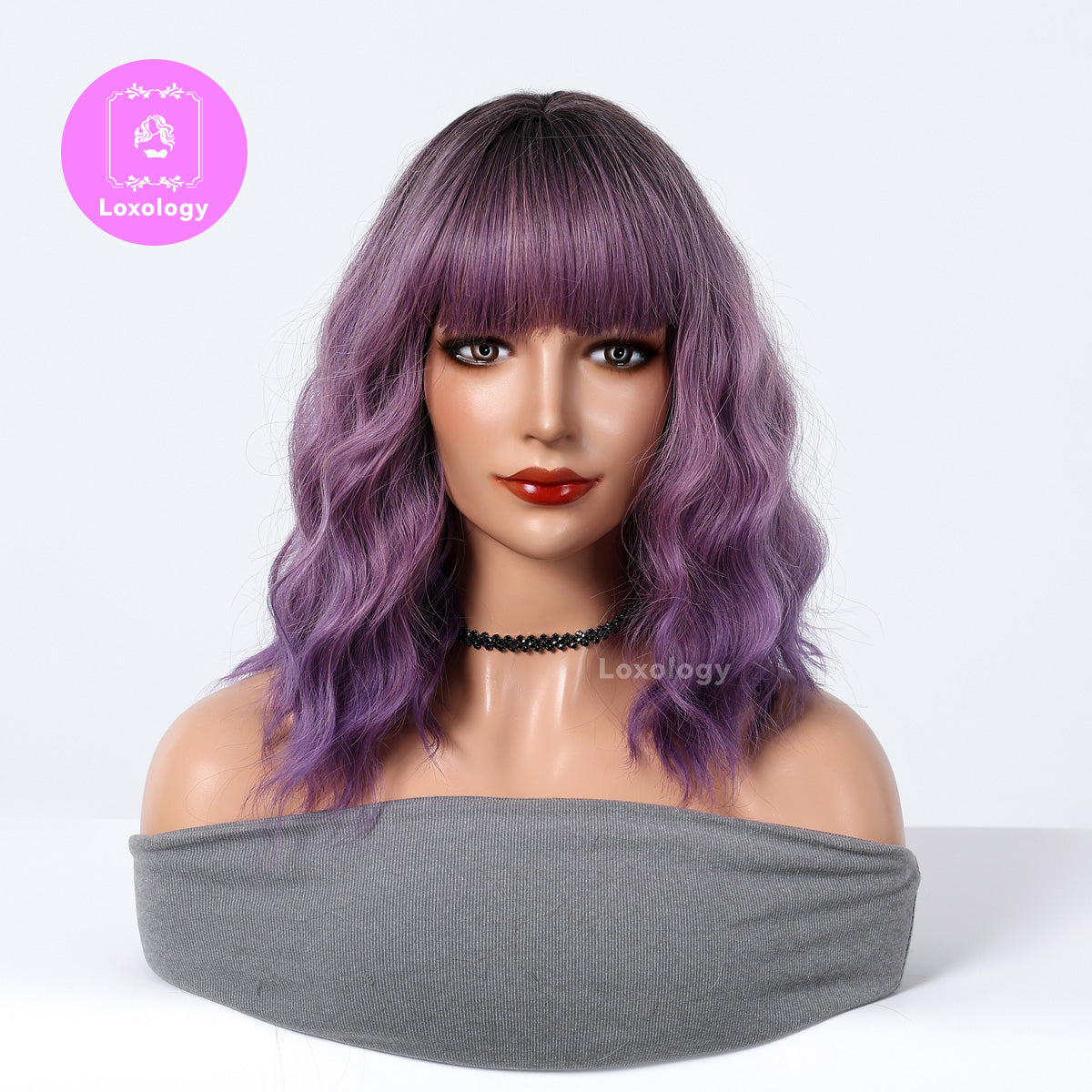 【Georgia】Loxology | 12 inches Natural wave  Long Fashion Wig for women for daily life