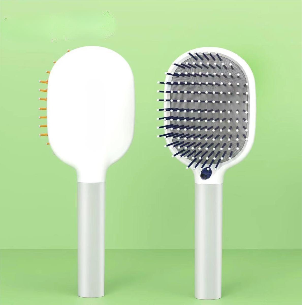 【XBrush2】Loxology | Self Cleaning Hair Brush for Women, Detangling Hair Brush Soft Brush