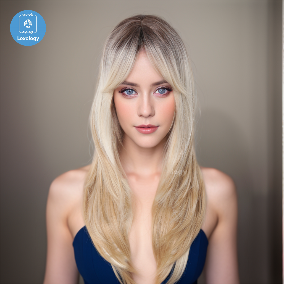 【Bess】Loxology | 24 inches  Natural straight long Fashion Wig