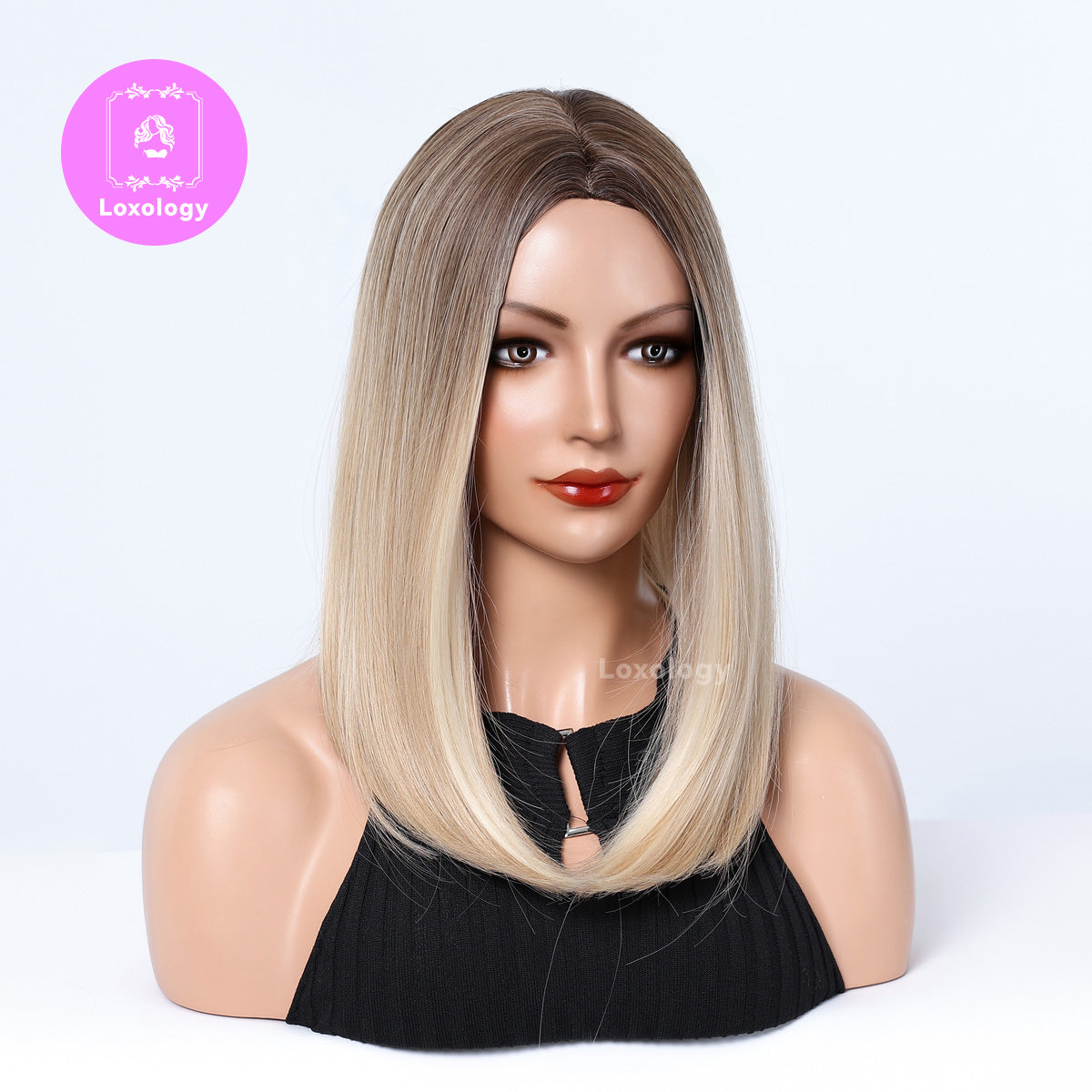 【Brooke】Loxology | 18inches mixed brown wave and long hair for women wig