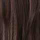 【Nolwenn】Loxology |  24 Inch-long deep brown straight wigs with bangs wigs for women