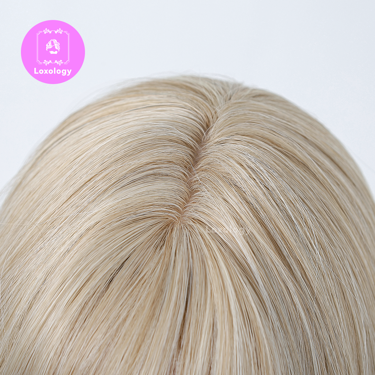 【Olivia】Loxology | 28 Inch long curly wigs blonde with bangs wigs