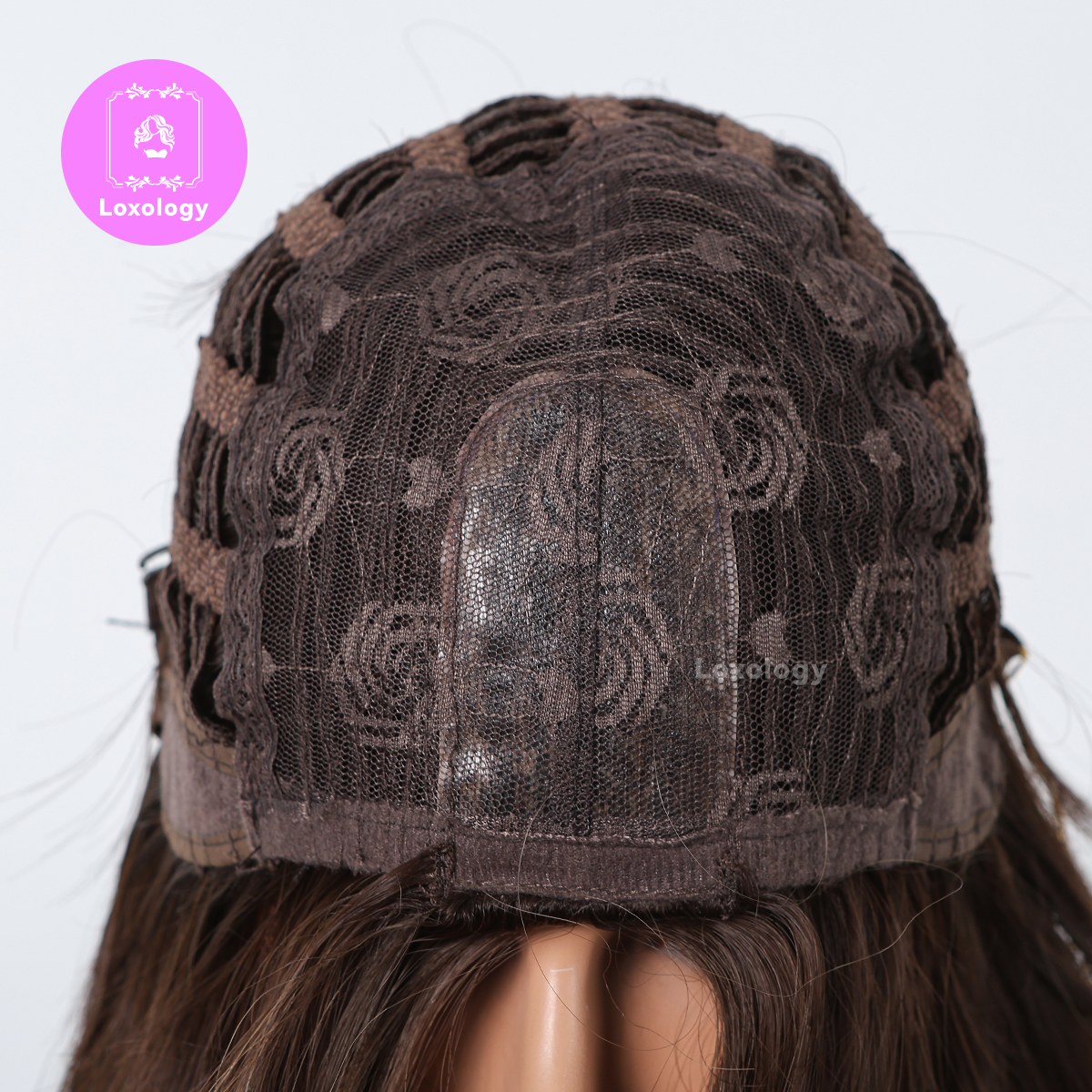 【Scarlett】Loxology | 26 Inch long curly wigs brown with