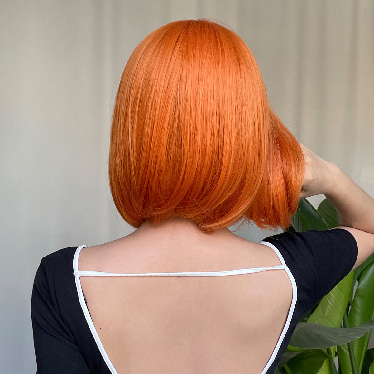 【Keira】Loxology | 12 inches straight Bob wigs orange Short Fashion Wig