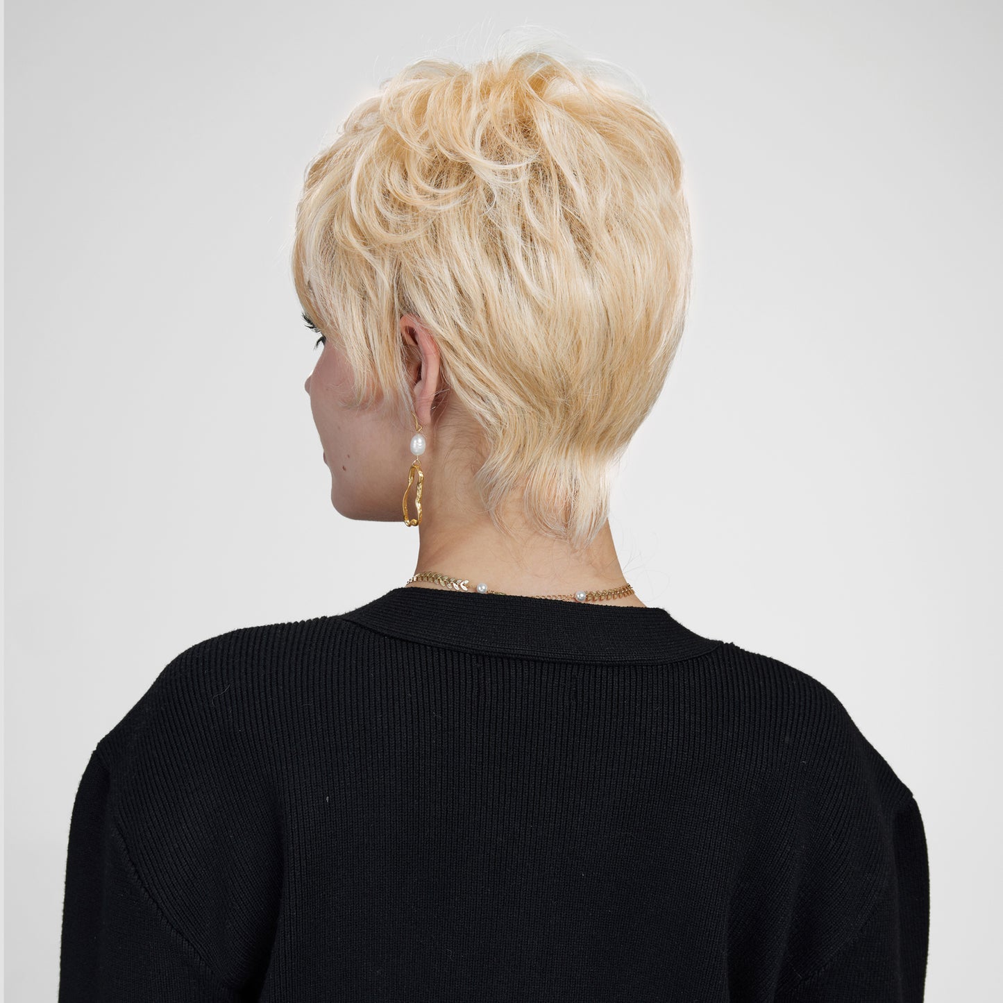 【MONO】【Petunia】Loxology | Synthetic Lace Front Short Blonde Wigs Breathable Wigs