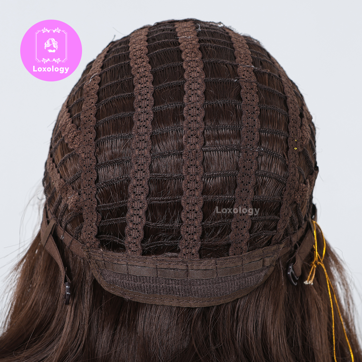 【Ophelia】Loxology | 14 Inches Long Straight Brown Bobo Wigs Synthetic Fiber Wigs