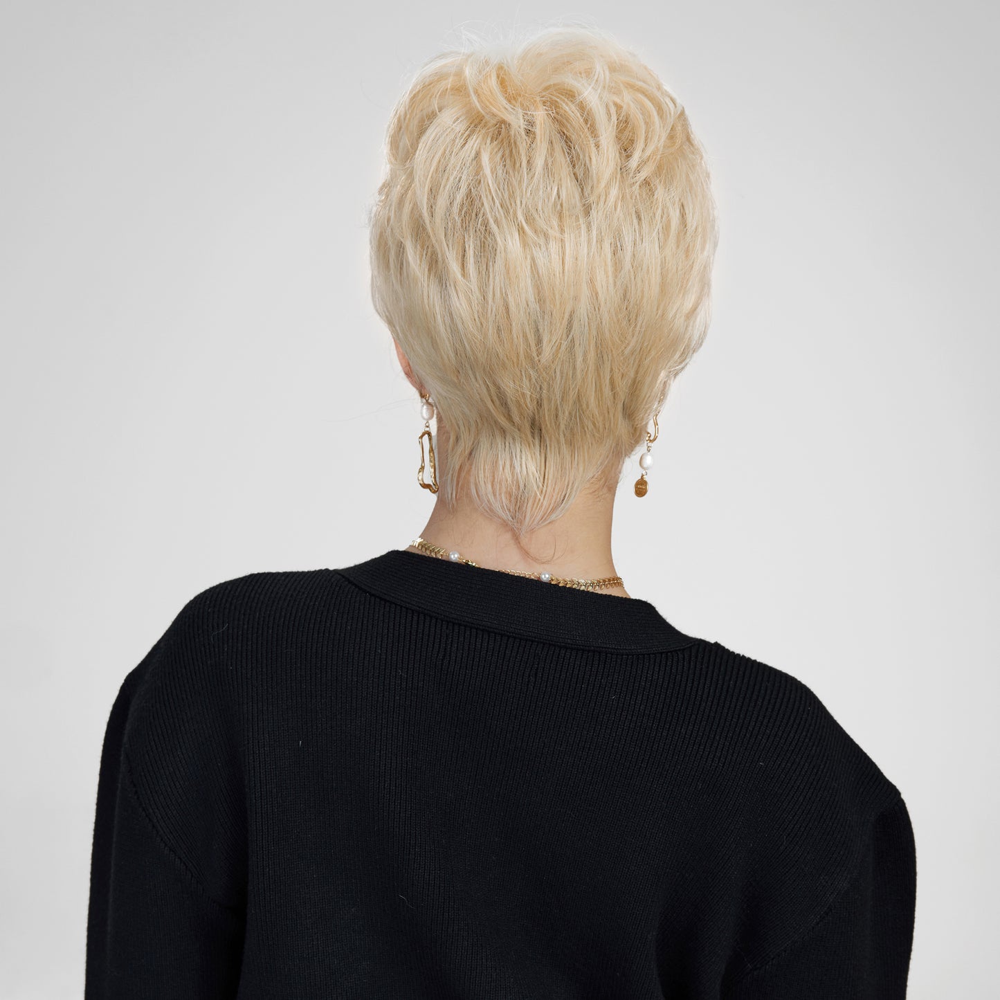 【MONO】【Petunia】Loxology | Synthetic Lace Front Short Blonde Wigs Breathable Wigs