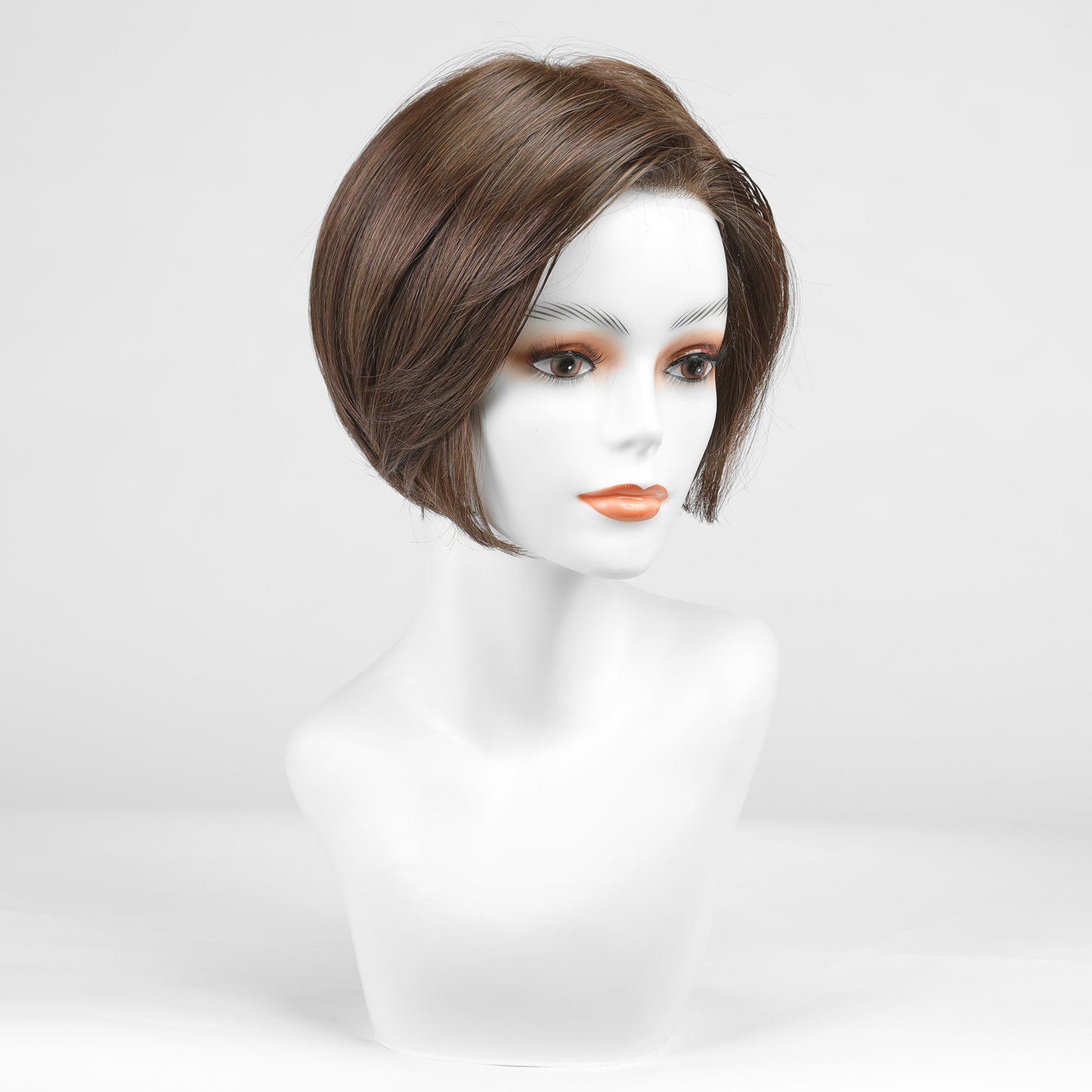 【MONO】【Avery】Loxology | Synthetic Lace Front Short Brown Women's  Breathable Wigs